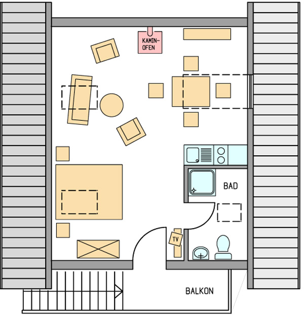 Grundriss Atelier