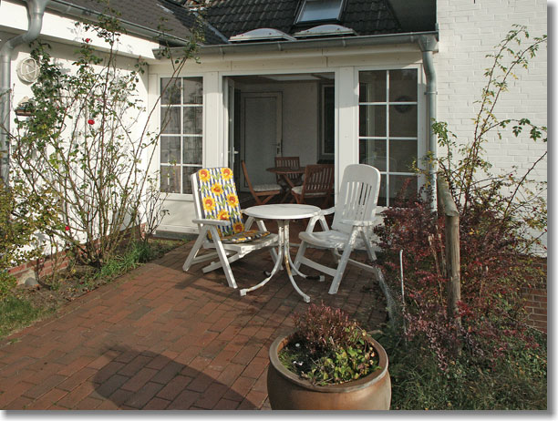 Terrasse und Wintergarten Südwestwohnung